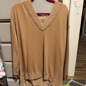 Like new oversized v neck sweatshirt